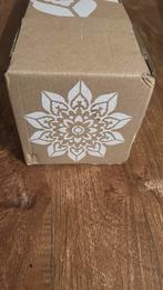 Tibet mandala stencil 45 doorsnede nieuw ibiza muurdecoratie, Ophalen of Verzenden, Zo goed als nieuw, Glas of Kopje