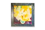 Mooi schilderij van gele bloem in kwaliteitslijst 60x60, Ophalen