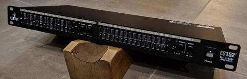 LEM EQ 152 19" 1U Rack Mount Dubbele 15 Bands Equalizer, Muziek en Instrumenten, Effecten, Zo goed als nieuw, Equalizer, Ophalen of Verzenden