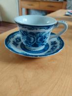 Blue rose China kop en schotel, Ophalen of Verzenden