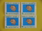 NB   El salvador 1131-1134, Ophalen of Verzenden, Gestempeld, Midden-Amerika