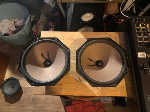 Philips AD8066/W4 Woofers (Paar), Audio, Tv en Foto, Luidsprekers, Gebruikt, Front, Rear of Stereo speakers, Minder dan 60 watt