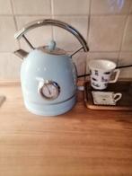 Lichtblauwe Moa warerkoker, Witgoed en Apparatuur, Waterkokers, 1 tot 2 liter, Ophalen of Verzenden