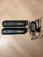 2x Shimano E-bike Batterijen + Oplader, Ophalen, Gebruikt