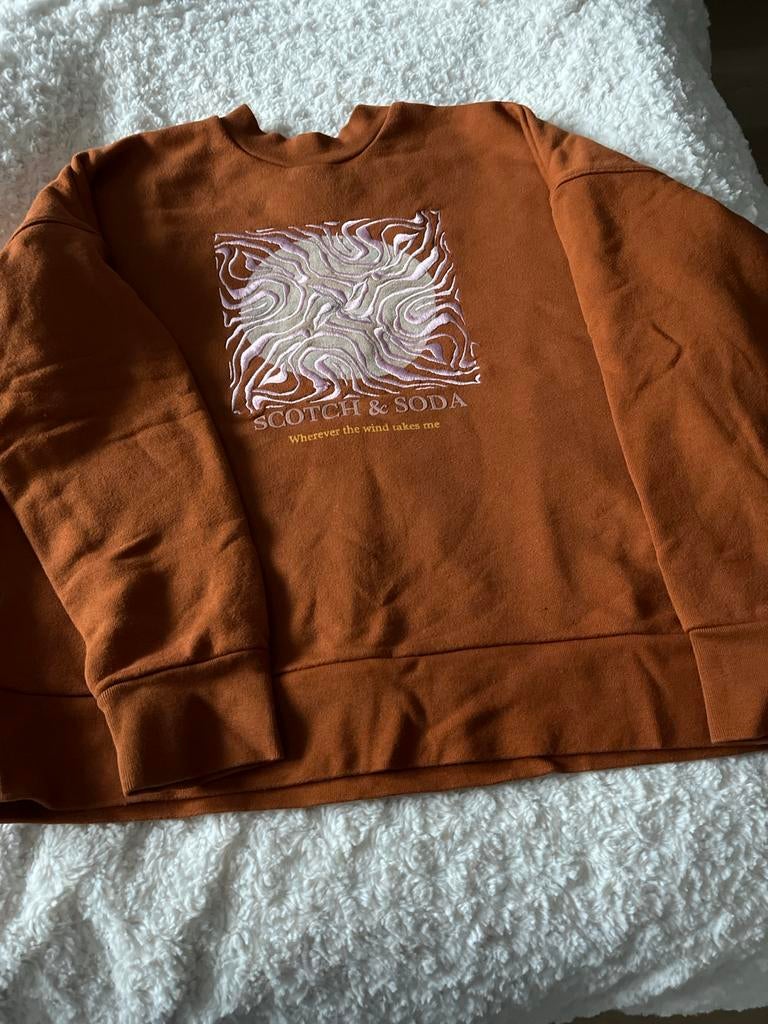 Scotch & Soda Sweater, Bruin, Scotch & Soda, Ophalen of Verzenden, Maat 36 (S)