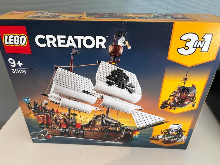 Lego Creator Piratenschip (31109), Kinderen en Baby's, Speelgoed | Duplo en Lego, Nieuw, Lego, Complete set, Ophalen of Verzenden