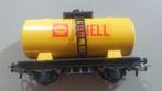 HO wagon LIMA 2702 ketelwagen SHELL geel, Gebruikt, Gelijkstroom of Wisselstroom, Wagon, Ophalen of Verzenden