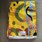 Viscose Linnen Abstract Geel 2.5m x 1.45m Textielstof naaien, Overige materialen, 120 cm of meer, Geel, Ophalen of Verzenden