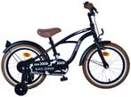 Volare Black Cruiser met Zijwieltjes, Fietsen en Brommers, Ophalen, Zo goed als nieuw, 16 tot 20 inch, Zijwieltjes