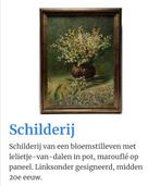 Schilderij bloemstilleven, Antiek en Kunst, Kunst | Schilderijen | Klassiek, Ophalen of Verzenden