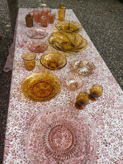 Vintage Glaswerk Collectie alles te koop /los of alles in 1, Antiek en Kunst, Antiek | Glas en Kristal, Ophalen of Verzenden