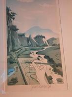 Te koop kunstwerk ets  Sjoert Bakker 50 x 70 cm, Ophalen of Verzenden