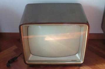 Leuke oude vintage Philips Bellini tv televisie hout (3) beschikbaar voor biedingen