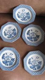 5 Royal Staffordshire schaaltjes blue Willow J&G Meakin, Antiek en Kunst, Antiek | Servies los, Ophalen of Verzenden