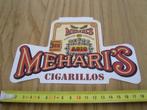 sticker Eersel AGIO MEHARI'S cigarillos   Transparant, Verzamelen, Ophalen, Zo goed als nieuw, Bedrijf of Vereniging