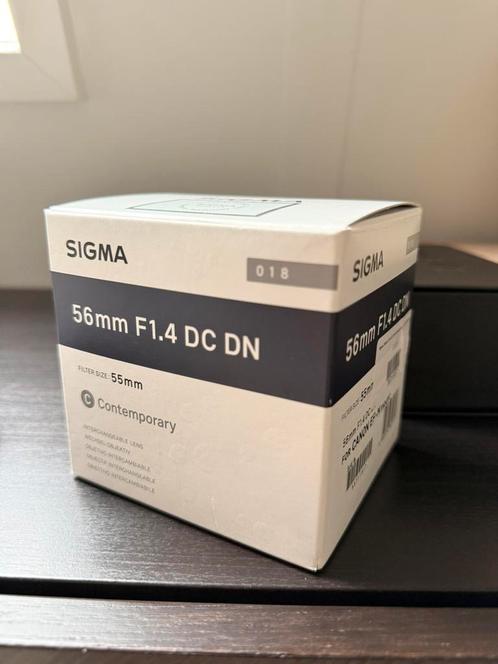 Sigma 56mm F/1.4 DC DN Contemporary Canon EF-M, Audio, Tv en Foto, Fotografie | Lenzen en Objectieven, Zo goed als nieuw, Ophalen of Verzenden