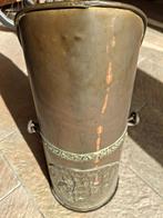 antieke messing kolenkit / paraplubak, Huis en Inrichting, Woonaccessoires | Paraplubakken, Ophalen, Gebruikt, Overige materialen