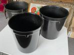 3 bakelieten kantoor prullenbakken bakeliet, stapelbaar, Ophalen, Huis en Inrichting