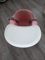Roze Bumbo Stoel met Tafeltje, Ophalen of Verzenden, Gebruikt, Overige typen, Gordel(s)