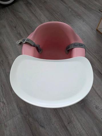 Roze Bumbo Stoel met Tafeltje beschikbaar voor biedingen