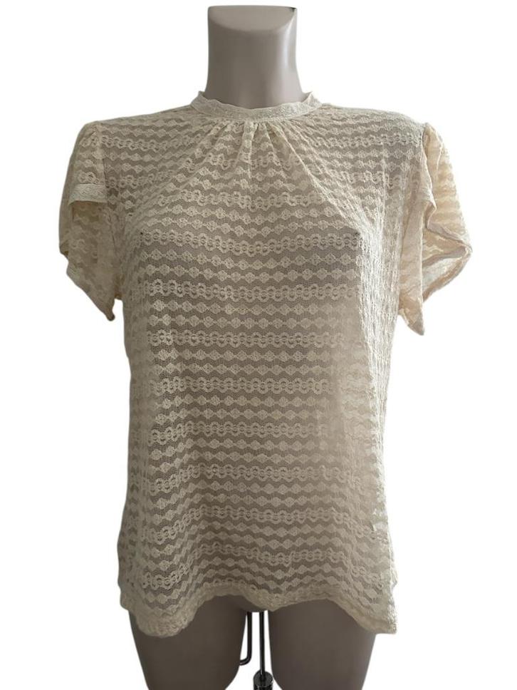 JcSophie shirt L, Kleding | Dames, T-shirts, Zo goed als nieuw, Maat 42/44 (L), Beige, Korte mouw, Ophalen of Verzenden