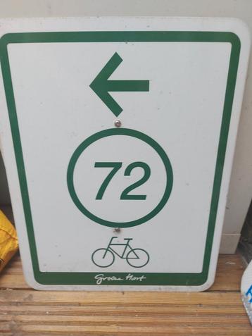 Fietsroutebord Groene Hart - Route 72 beschikbaar voor biedingen
