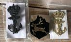 Korps Mariniers Setje Emblemen -3, Verzamelen, Ophalen of Verzenden, Marine, Nederland, Embleem of Badge