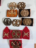 Regimenten Infanterie, oa oud koperen, Verzamelen, Militaria | Algemeen, Ophalen of Verzenden, Landmacht, Nederland, Embleem of Badge