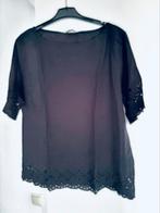 NIEUW ZWARTE NORAH TOPMAAT 46, Verzenden, Zwart, Maat 46/48 (XL) of groter, Nieuw