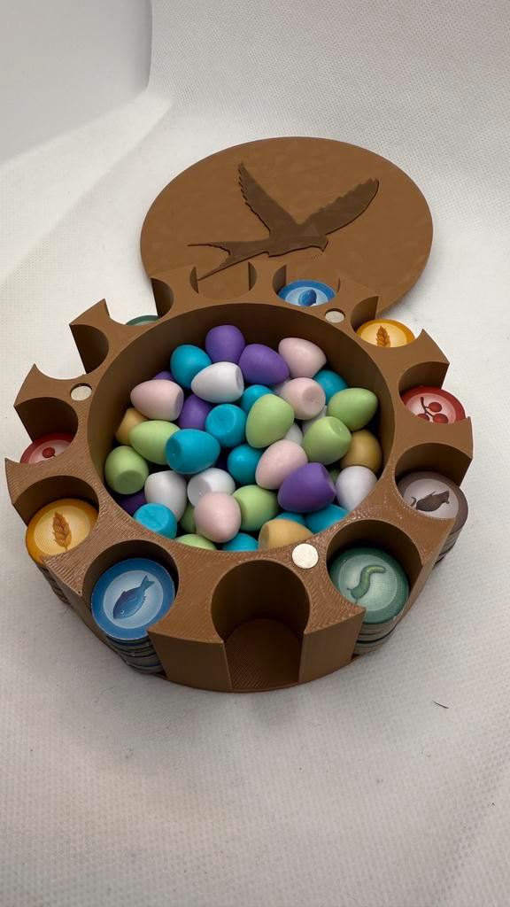 Wingspan 12Vaks voedsel/ei opberger, Hobby en Vrije tijd, Gezelschapsspellen | Bordspellen, Nieuw, Ophalen of Verzenden