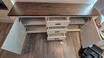 Dressoir kast wit met bruin blad erop 200x45x85cm, Huis en Inrichting, Kasten | Dressoirs, Ophalen, Gebruikt, 150 tot 200 cm, 25 tot 50 cm