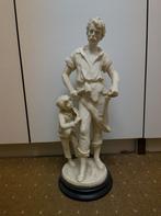 Beeld vader en zoon – klassiek wit, Ophalen