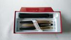 Sheaffer Intrigue Matte Gold/Black set Vulpen 14K/585 M-nib, Nieuw, Met doosje, Ophalen of Verzenden, Pennenset