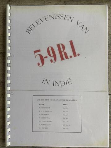 BELEVENISSEN VAN 5-9 R.I. IN INDIË. beschikbaar voor biedingen