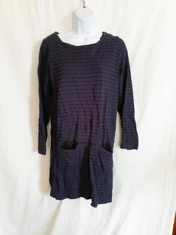 Leuke sportieve jurk, donkerblauw. strepen. Mt M Sissy Boy beschikbaar voor biedingen