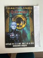 Hardcore flyer SHADOWLANDS versus HELLRAISER  EINDHOVEN, Verzamelen, Ophalen of Verzenden, A1 t/m A3, Film en Tv, Rechthoekig Staand
