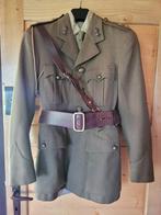WW2 British Army service dress artillery captain officer, Verzamelen, Ophalen of Verzenden, Landmacht, Engeland, Embleem of Badge