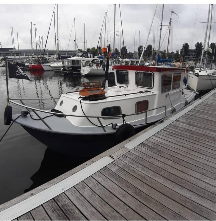 Karaktervolle Sleepvlet 9m – Gereviseerde Motor, Watersport en Boten, Motorboten en Motorjachten, Zo goed als nieuw, Staal, 6 tot 9 meter