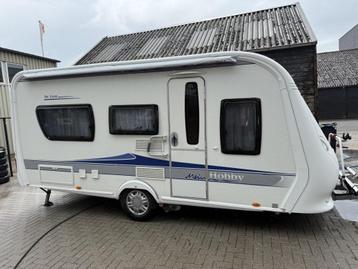HOBBY 460 LU ENKELE BEDDEN RONDZIT MOVER VOORTENT (TOPSTAAT) beschikbaar voor biedingen