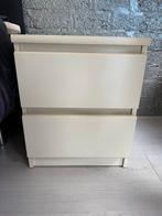 2x nachtkastje, Ophalen, Minder dan 45 cm, 55 tot 70 cm, Zo goed als nieuw
