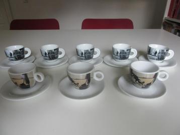 Espresso Cups -5 x d'Ancap (Frits Berends) + 3 ESPRESSO CUPS beschikbaar voor biedingen