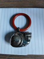 Zilveren rammelaar poes, Antiek en Kunst, Ophalen of Verzenden, Zilver