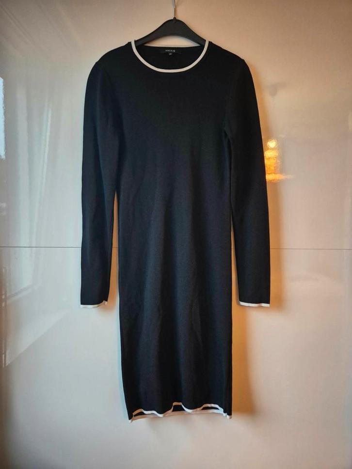 zwarte jurk NIKKIE - maat S/M, Kleding | Dames, Jurken, Zo goed als nieuw, Maat 38/40 (M), Zwart, Boven de knie, Ophalen of Verzenden
