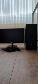 HP Prodesk PC-i3-64 Bit, Computers en Software, Desktop Pc's, Ophalen, HDD, Met monitor, 8 GB