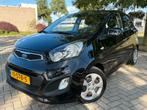 Kia Picanto 1.2 Cvvt 5-DRS 2012 Zwart Keyless, Auto's, Voorwielaandrijving, Stof, Zwart, 4 cilinders