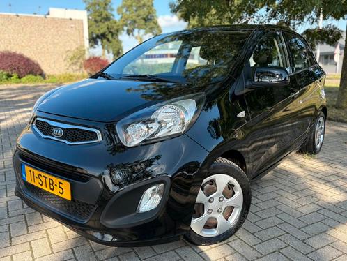 Kia Picanto 1.2 Cvvt 5-DRS 2012 Zwart Keyless, Auto's, Kia, Particulier, ABS, Airbags, Airconditioning, Bluetooth, Centrale vergrendeling