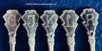 5x Letterlepel € 6 p/s G J K L R Gero Zilmeta rvs vintage, Ophalen