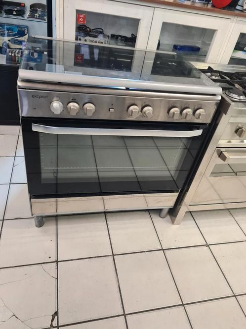 Exquisit 5-pits Gasfornuis, Witgoed en Apparatuur, Fornuizen, Zo goed als nieuw, Vrijstaand, Gas, 5 kookzones of meer, 85 tot 90 cm