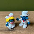 20412 20413 Huwlijk smurf en smurfin schlumpf schleich peyo, Ophalen of Verzenden, Zo goed als nieuw