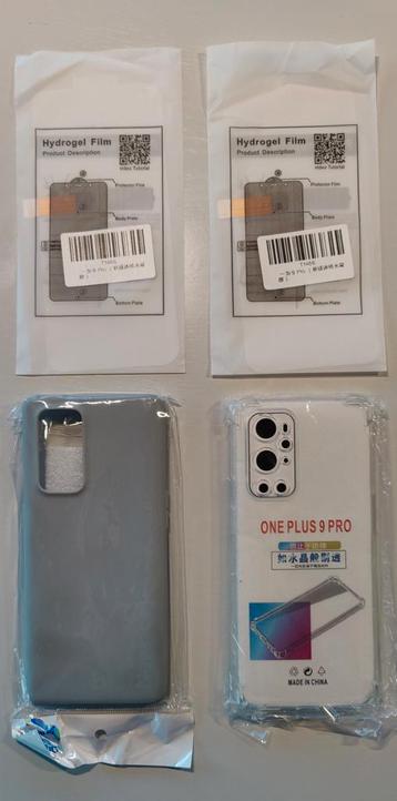 Telefoonhoesjes cover One Plus 9 Pro inclusief hydrogel film beschikbaar voor biedingen